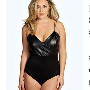 Cross front bodysuit